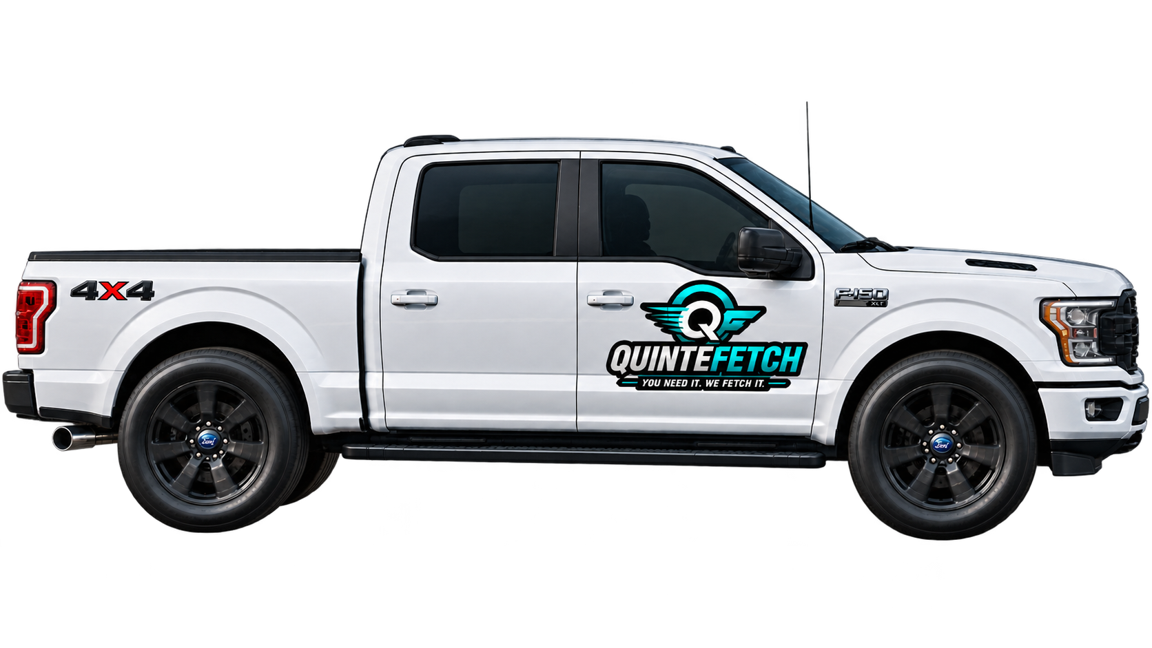 QuinteFetch truck parked while regular deliveries are closed