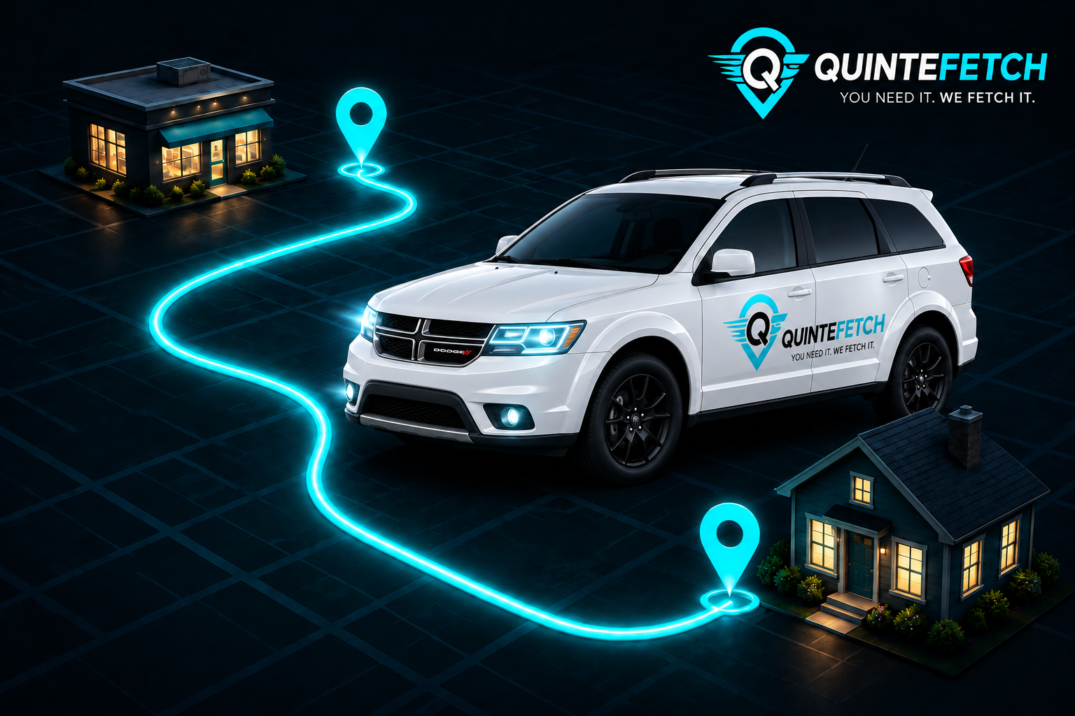 QuinteFetch local delivery route